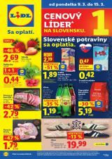 Lidl leták  s platnosťou 9. 3. - 15. 3. 2026 