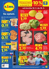 Lidl leták  s platnosťou 12. 3. - 15. 3. 2026 
