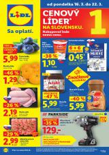 Lidl leták  s platnosťou 16. 3. - 22. 3. 2026 