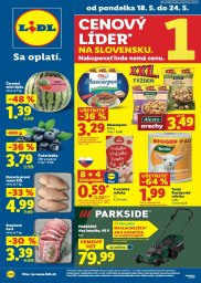Lidl leták  s platnosťou 18. 5. - 24. 5. 2026 