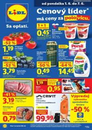 1. strana letáka Lidl 1. 6. - 7. 6. 2026 