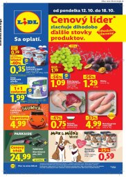 Lidl leták  s platnosťou 12. 10. - 18. 10. 2026 